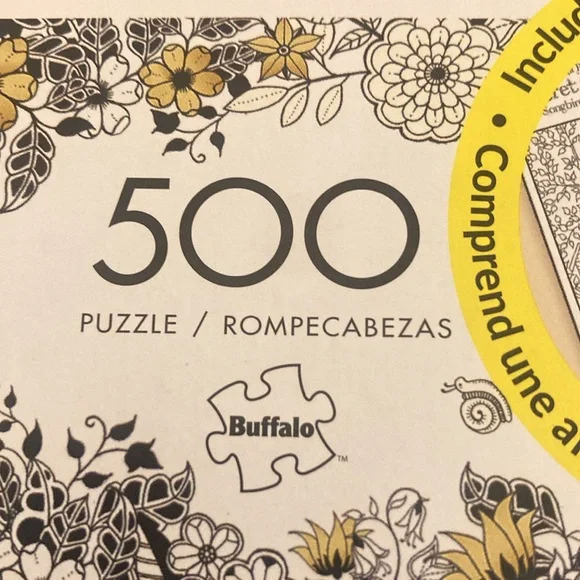 Buffalo Johanna Basford's Secret Garden Songbird Garden 500 Piece Jigsaw Puzzle - Picture 10 of 13